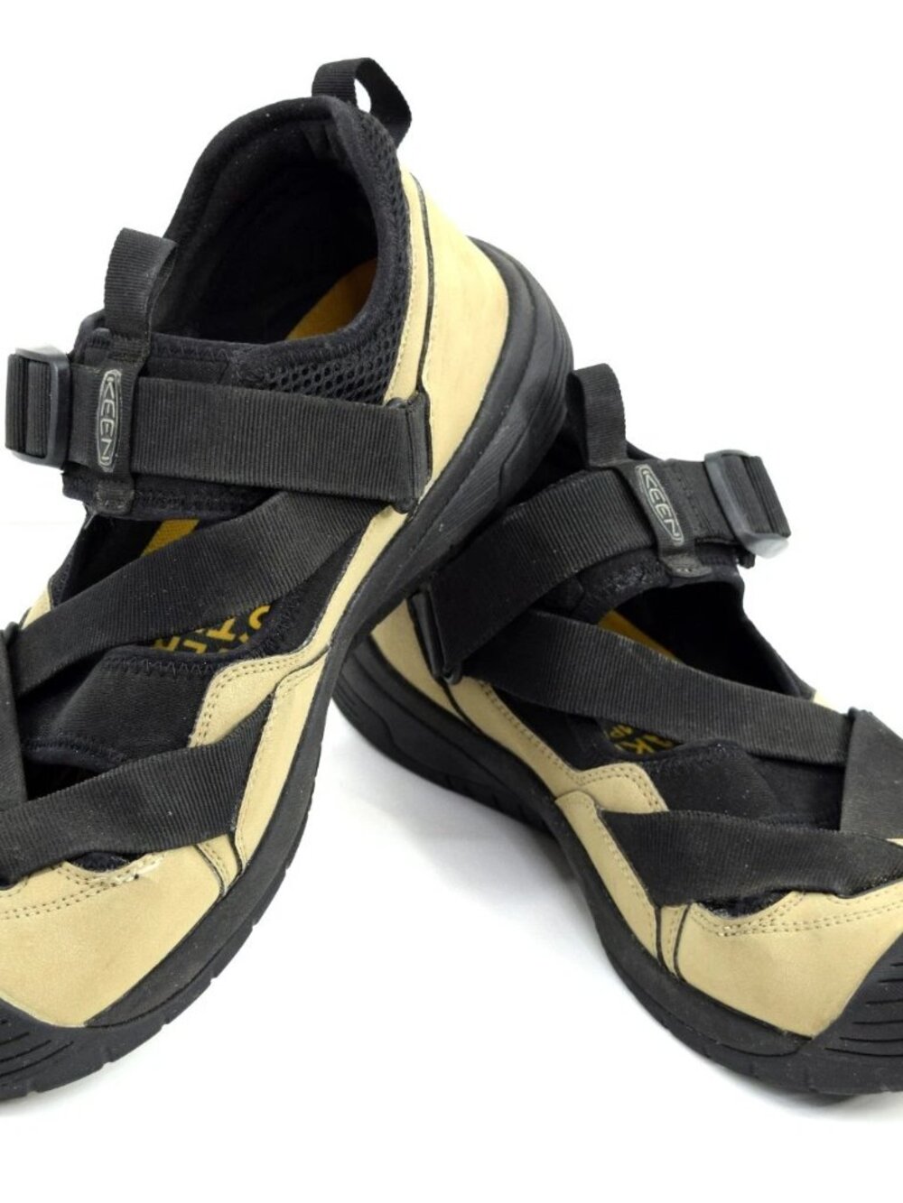 KEEN Zerraport Trail Timberwolf & Black Sandals 1026094 Hybrid Sandals Men US 11